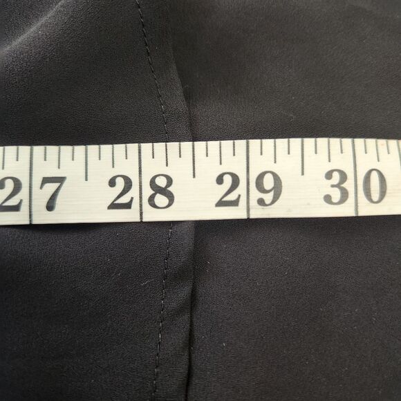 Lush V-Neck Sleeveless High-Low Hem Blouse Black Women's Size Small - Picture 10 of 11